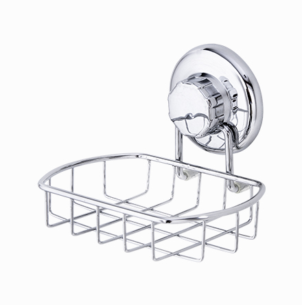 Stainless Steel Soap Dish with Suction Cup